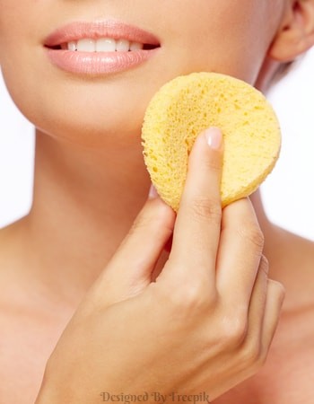 bride removing makeup using makeup wipes